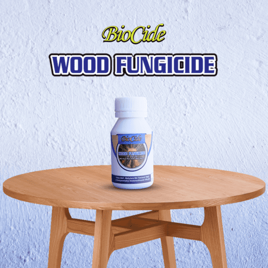Biocide Wood Fungicide untuk perlindungan dan perawatan kayu akasia dari serangan jamur dan lumut